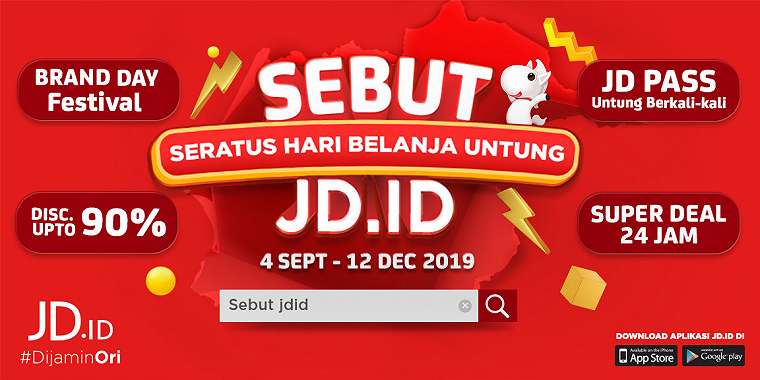 Kampanye SEBUT JD.ID, Seratus Hari Belanja Untung 1