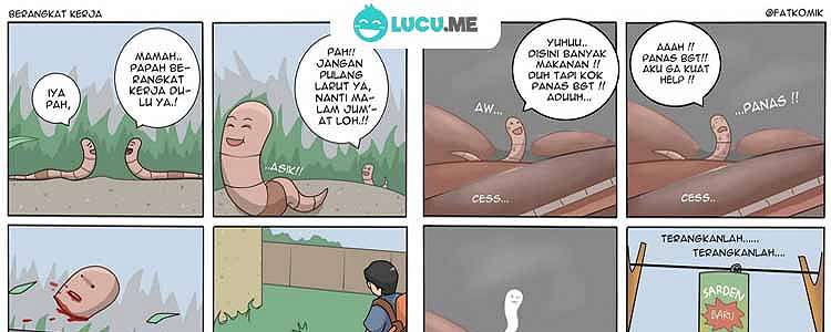 10 Meme Komik 'Kehidupan Cacing' yang Lucunya Sadis Abis